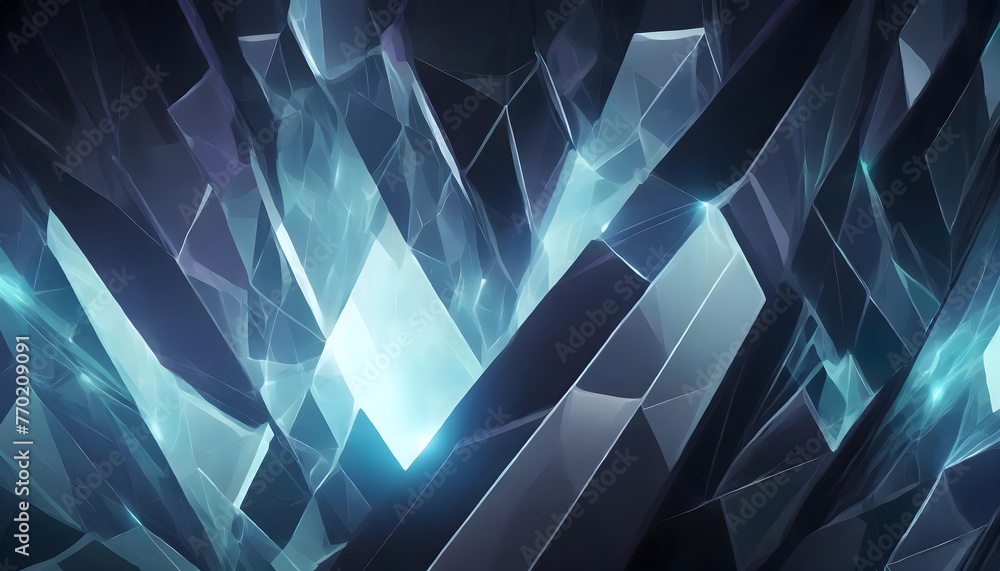 Poster modern tech abstract background. generative ai.