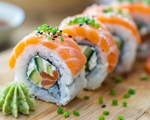 Fiber-rich ingredients in sushi
