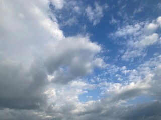 blue sky with clouds