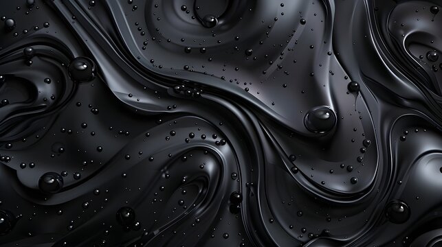 Cosmic Swirl Material Black  Wallpaper Background