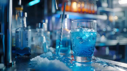Foto op Plexiglas Quantum quench a scientific twist on refreshment vibrant  © siangphong
