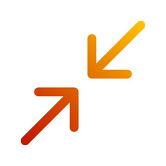 minimize gradient icon