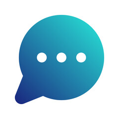 message gradient icon