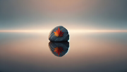 autumn forest in the morning