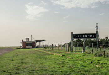 Estacion de tren, Lago Epecuen