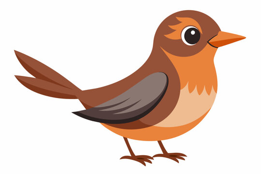 recommend clip art: thrush bird silhouette vector illustration