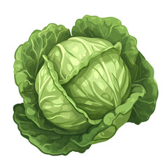 Fototapeta premium cabbage isolated, transparent background white background no background