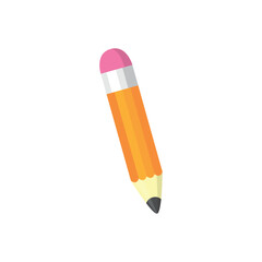 Vector pencil illustration isolated white background.