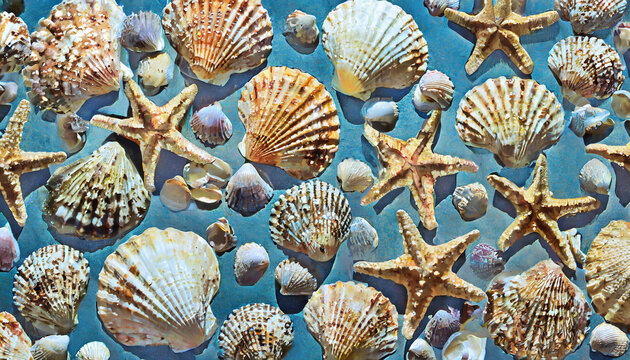seashells on the beach, shell, sea, beach, seashell, 