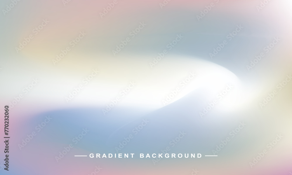 Poster abstract blurred gradient fluid vector background design