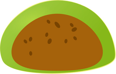 Qingtuan With Red Bean Filling