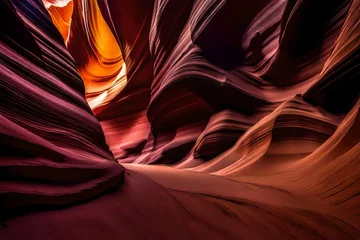 Zelfklevend Fotobehang antelope canyon state country © Ghulam