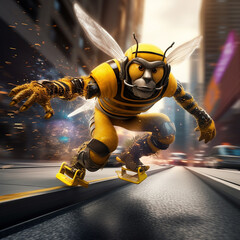 3d cartoon bee