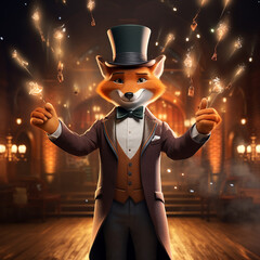 cartoon magic fox  characters 