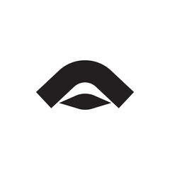 eye simple logo icon design.