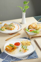 Delicious Potato Hot Dog Mozzarella Crispy Food