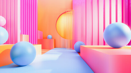 a contest background, colorful background,3d render, masterpiece