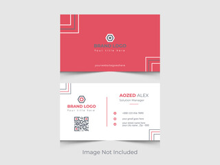 Creative And Clean Business Card Template For company Corporate Style Blue Or Black Colors, Modern Business card, name card, visiting card Template.