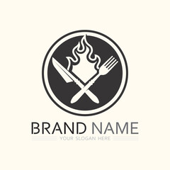 Hat chef logo template