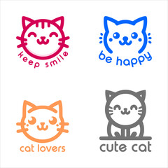 vector set of cat logo (artwork 1)