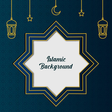 Illustration of background for Muslim festival Eid-al-Adha
