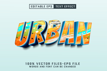 Urban Editable Text Effect