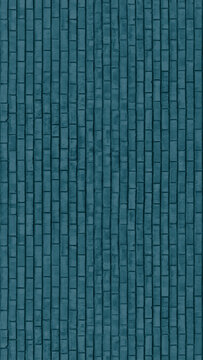 Expose brick blue for template design and texture background