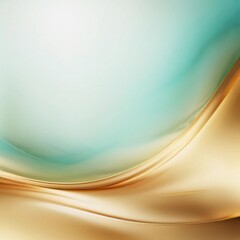 Modern abstract HD background turquoise green white gradient colors with luxury gold and silver lines, for web design, banner, wallpaper template and etc. Generative Ai