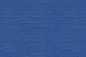 Blue sheet of carton cardboard textured background, Corrugated craft paper