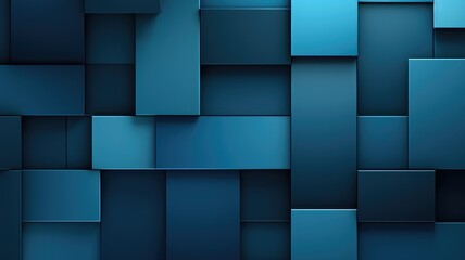 dark blue geometric cubes texture background