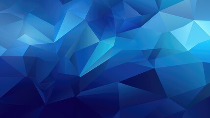 deep blue crystal mosaic design background - obrazy, fototapety, plakaty
