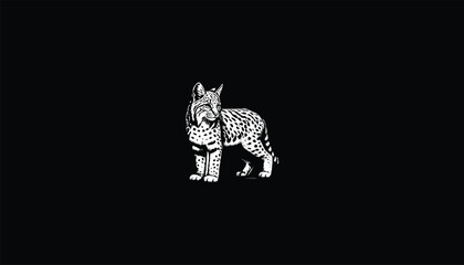 Bobcat design, bobcat design logo, wildcat design, wildcat design logo art, modern stylish design, 