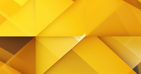 geometric yellow origami fold background