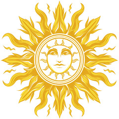 Celestial Harmony: Sun God