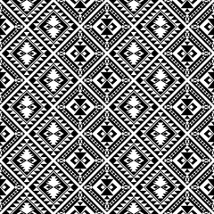 Navajo tribal vector seamless pattern. Native American ornament. Ethnic South Western decor style. Boho geometric ornament. Vector seamless pattern. Mexican blanket, rug. Woven carpet