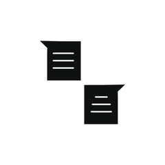 message chat vector type icon