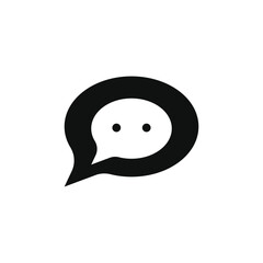 Fototapeta premium message chat vector type icon