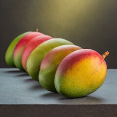 Beautiful Mangoes colourful - obrazy, fototapety, plakaty