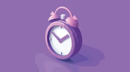 Foto op Canvas Stopwatch 3d render icon. 10 second arrow and lilac © iclute3