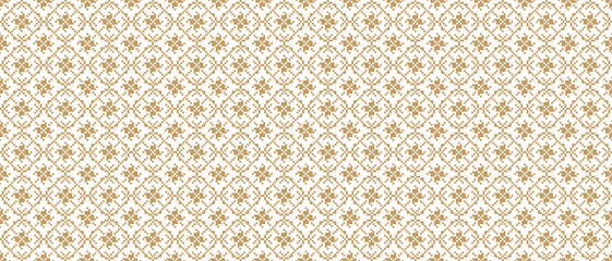 Fototapeta premium Seamless pattern background, Abstract pattern background, Fabric pattern, decorative graphic design wallpaper background for your design , vector illustration