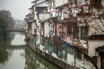 Wuxi Qingming Bridge Ancient Canal Scenic Area, Wuxi city, Jiangsu province, eastern China