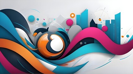 Obraz premium Abstract and colorful background 