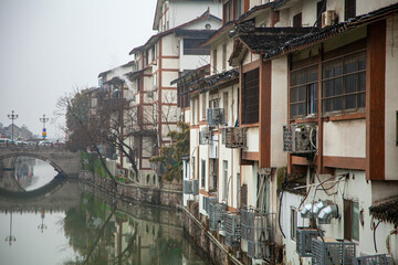 Wuxi Qingming Bridge Ancient Canal Scenic Area, Wuxi city, Jiangsu province, eastern China
