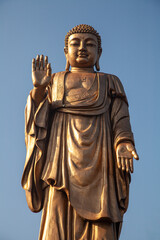Obraz premium Lingshan Scenic Spot, Great Buddha, Wuxi city, Jiangsu province, eastern China