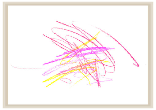 scribbled colorful lines on white background clip art preview