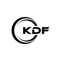 KDF Letter Logo Design, Inspiration for a Unique Identity. Modern Elegance and Creative Design. Watermark Your Success with the Striking this Logo.