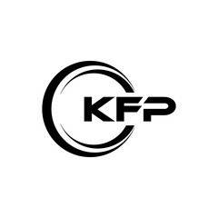 KFP Letter Logo Design, Inspiration for a Unique Identity. Modern Elegance and Creative Design. Watermark Your Success with the Striking this Logo.