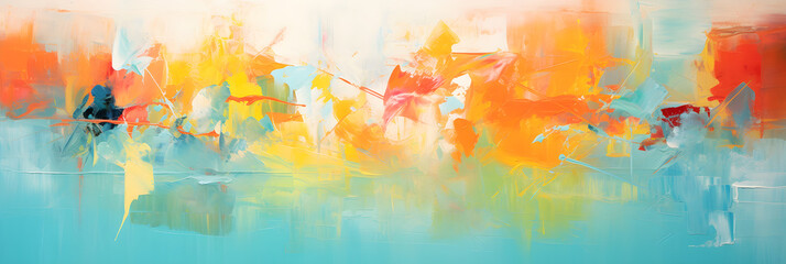Symphony of Colors: A Dance of Light, Shadows and Emotion Abstract Artwork
