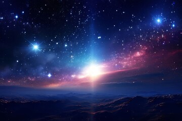 Fototapeta premium a shots showcase the brilliance of the star