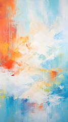 Symphony of Colors: A Dance of Light, Shadows and Emotion Abstract Artwork